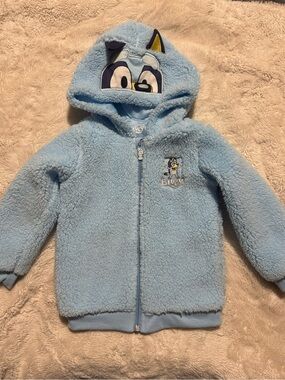 NWOT Kids Bluey Zip-Up Hoodie